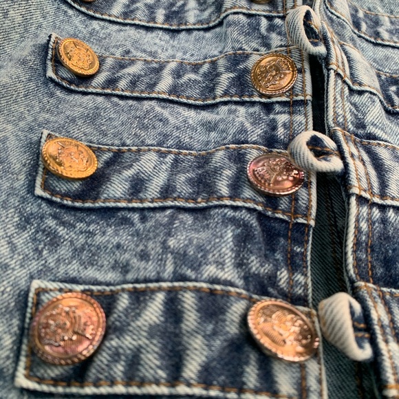 Jeanjer Jackets & Coats Vintage Jeanjer Denim Jacket Gold Buttons Small Poshmark
